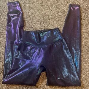 Buffbunny Holographic mood ring rebel leggings